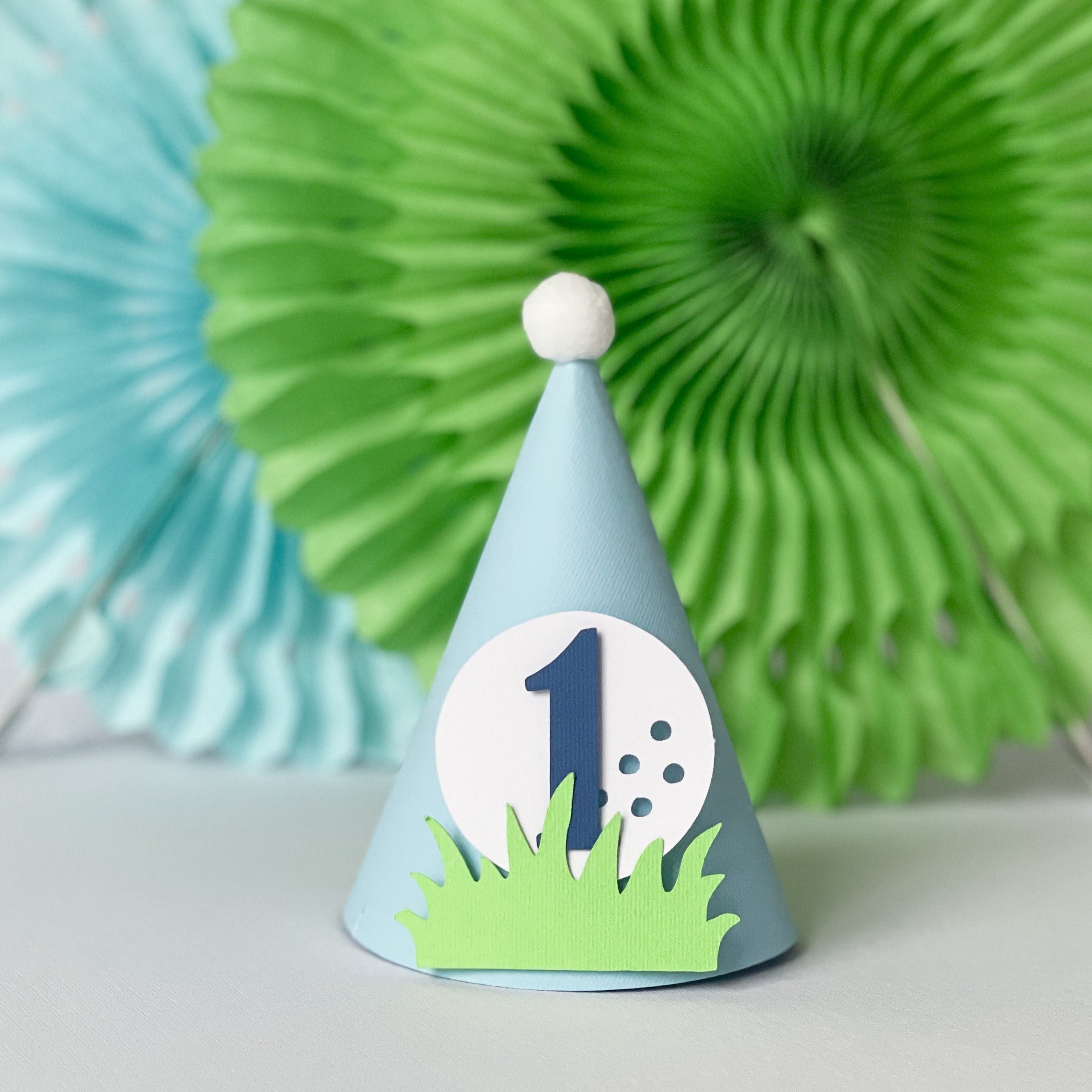 Golf One Party Hat Hole in One First Birthday Party