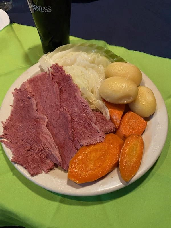 Corned Beef and Cabbage Dinner