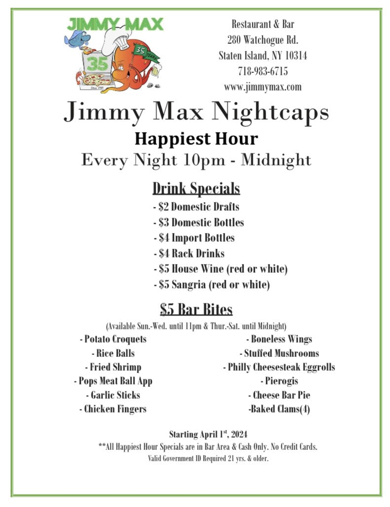 Jimmy Max Nightcaps