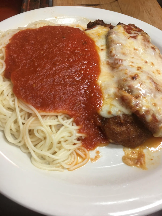 Chicken Parmigiana Entree, Chicken Parm Dinner Menu, Online Delivery ...