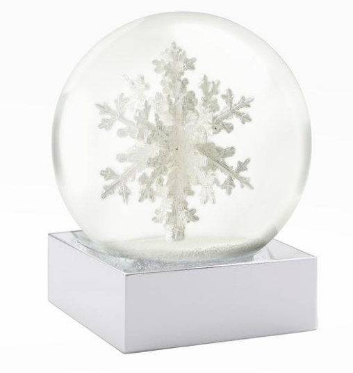 snowflake snow globe