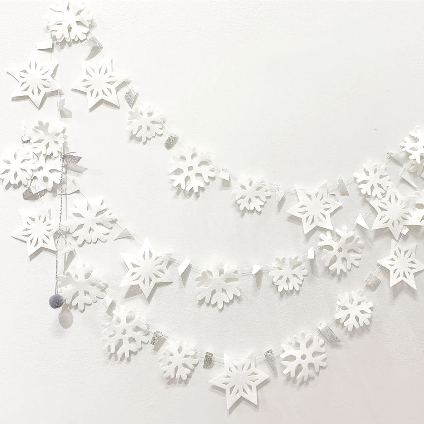 snowflake garland