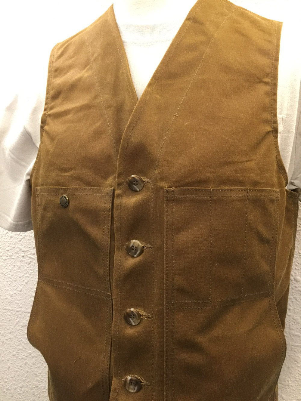 フィルソン Filson オイルティンクロス ベスト Oil Tin Cloth Vest 1415 2 One Four One Seven