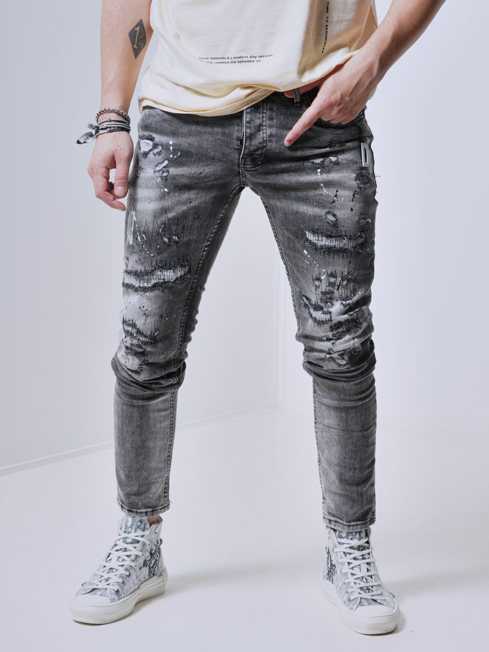 Jeans with Patches for Men - London