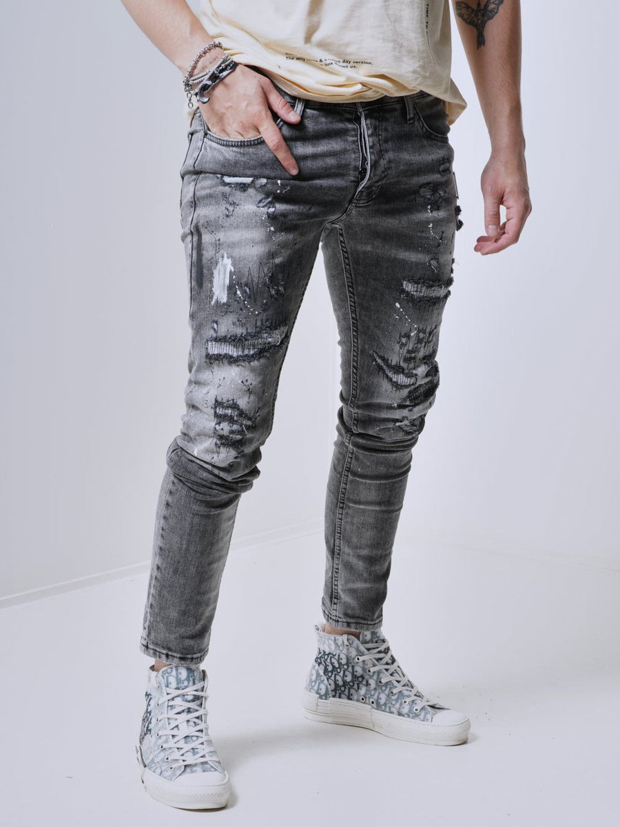 Ripped Jeans Grey - Brooklyn – SERNES