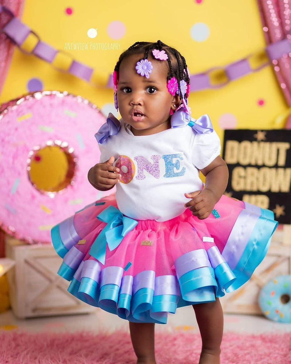 Donut Tutu set- Donut outfit-Donut dress- donut tutu – Pink Toes & Hair ...