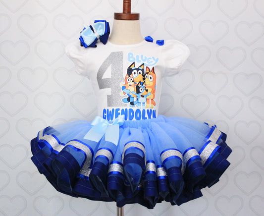 Bluey tutu set-Bluey outfit-Bluey dress-bluey birthday – Pink Toes