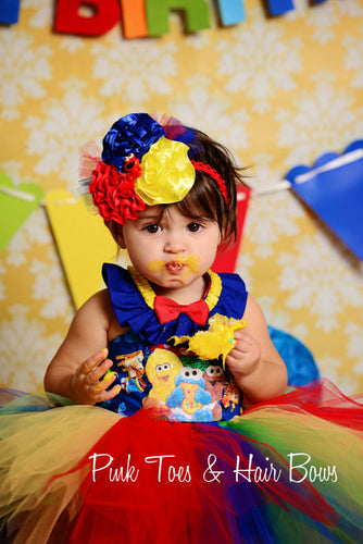 sesame street tutu dress