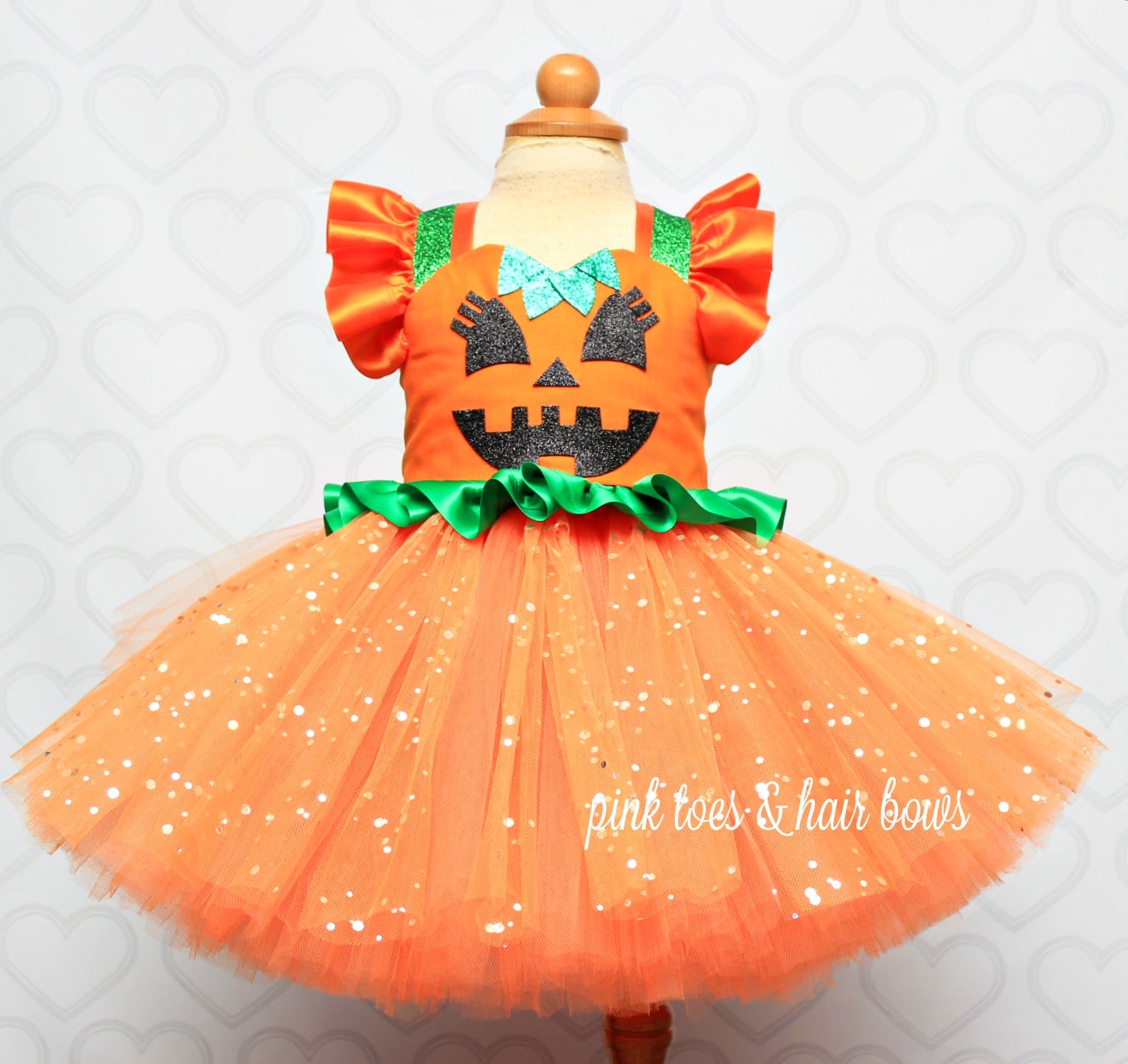 baby pumpkin tutu costume