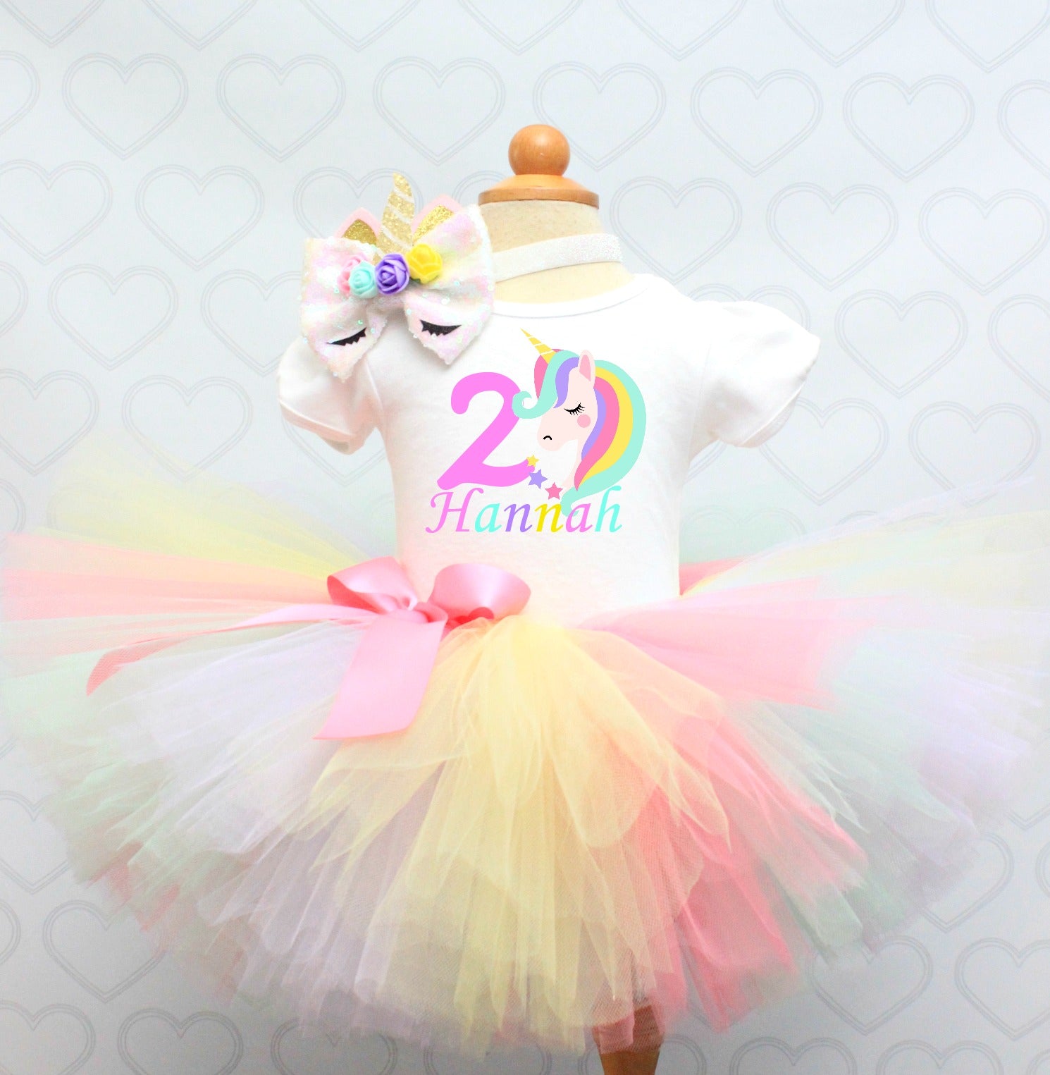 unicorn tutu birthday outfit