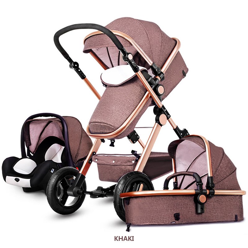 baby gold stroller