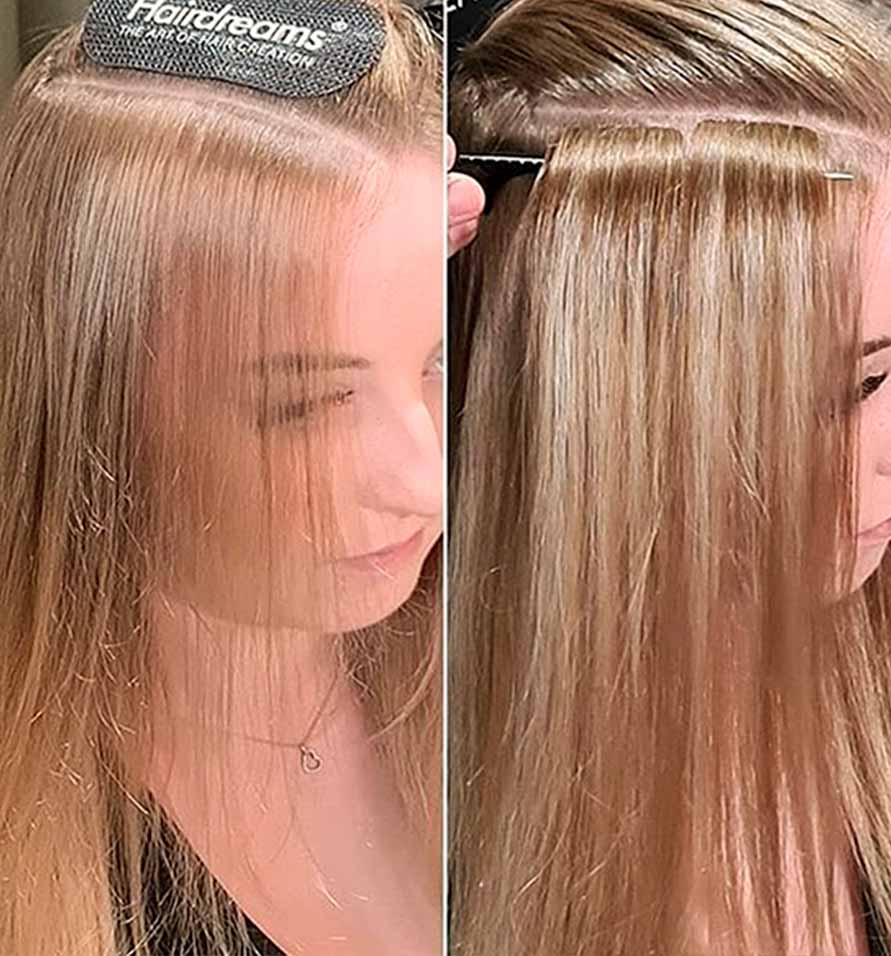 Hair extensions tapes