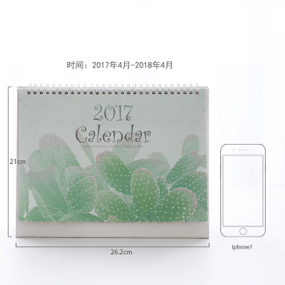 Cute Cartoon Desk Calendar 17 18 Rainlendar Weekly Planner Many St Pens Planners Paper