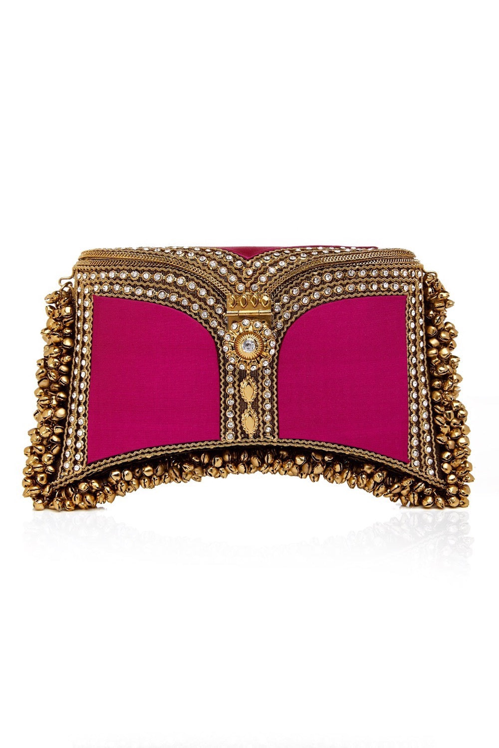 pink gold clutch