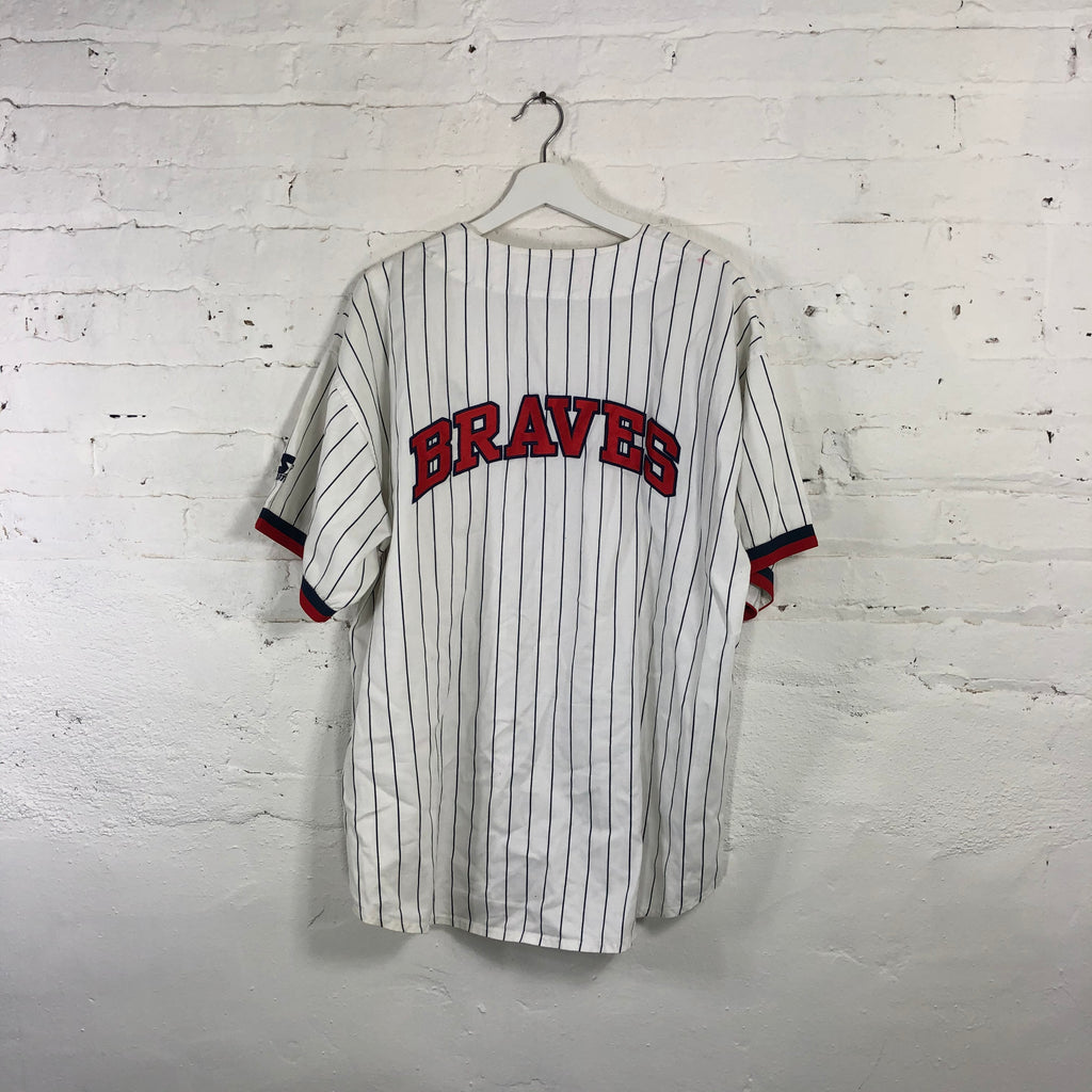 braves pinstripe jersey