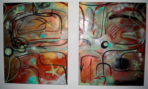 AKOS, Corey Bulpitt, formline, Bill Reid Gallery, 2014