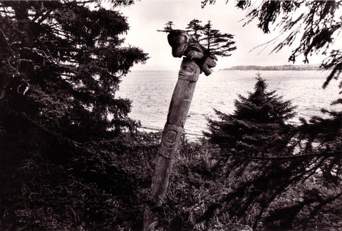 Peter Morin, revisiting the silence, totem poles, northwest coast, photography, bill reid gallery, adelaide de Menil, 1960s, 60s