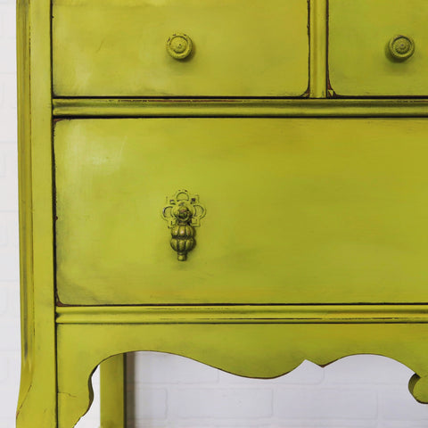 Chartreuse Dresser Tanglewood Sue