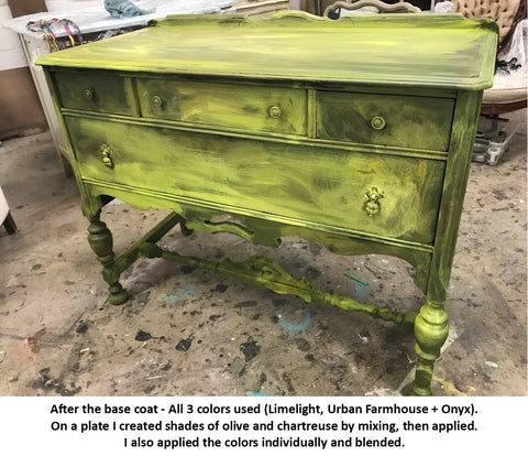 Chartreuse Dresser - Tanglewood Sue