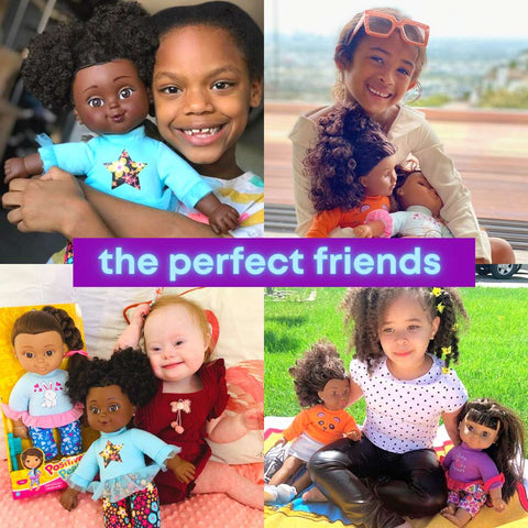 Black baby dolls of all shades for true representation of their beauty and friends