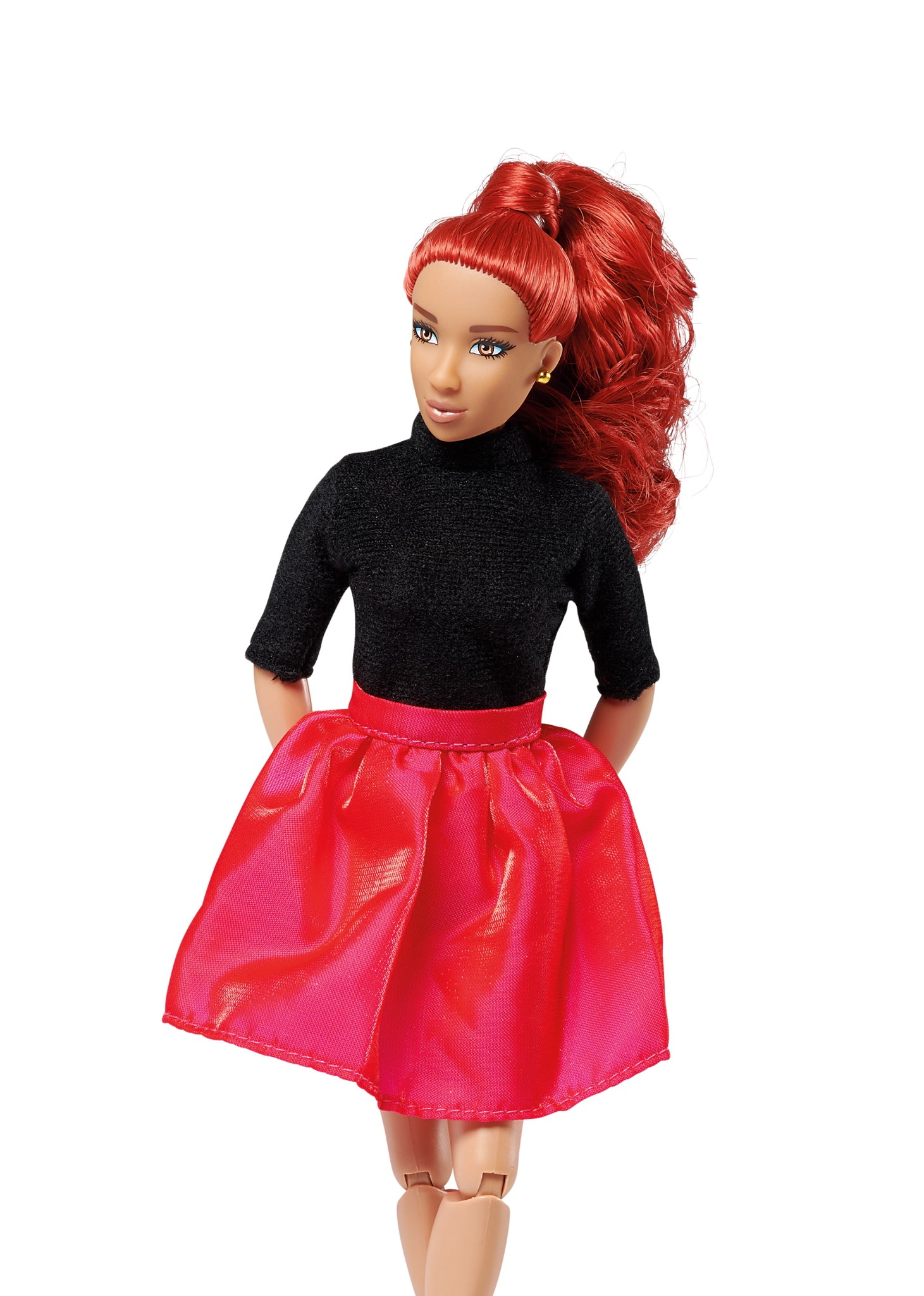 red hair doll