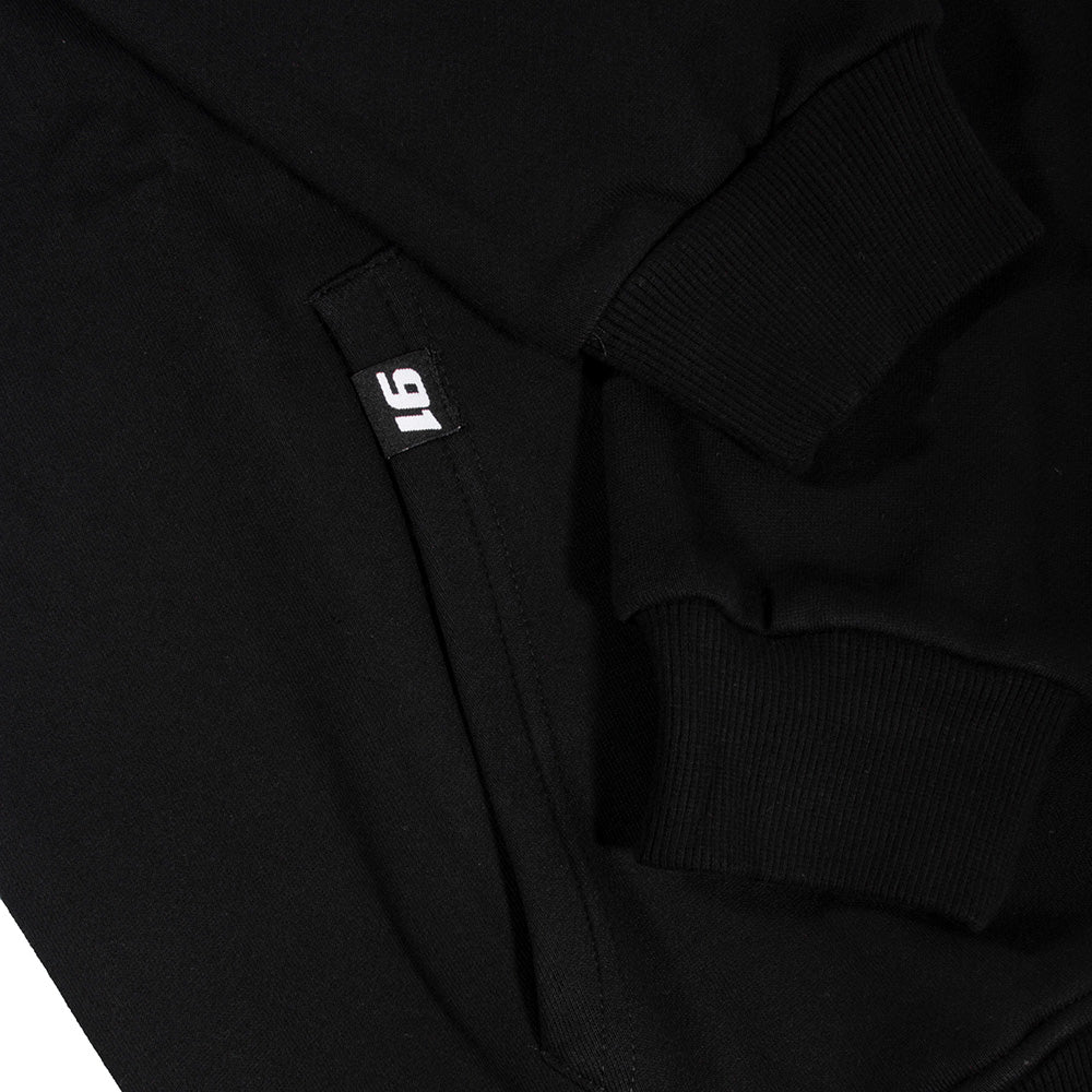 Slogan Hoodie - Black