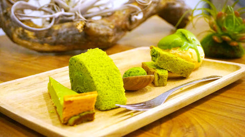 Matcha Sweets Plate Teo Kafon Kyoto