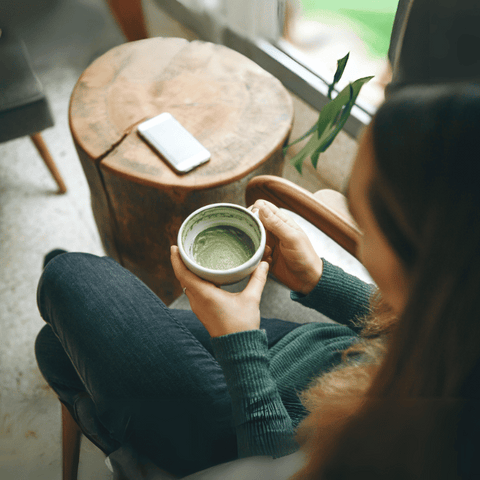 Matcha helps with focus and concentration