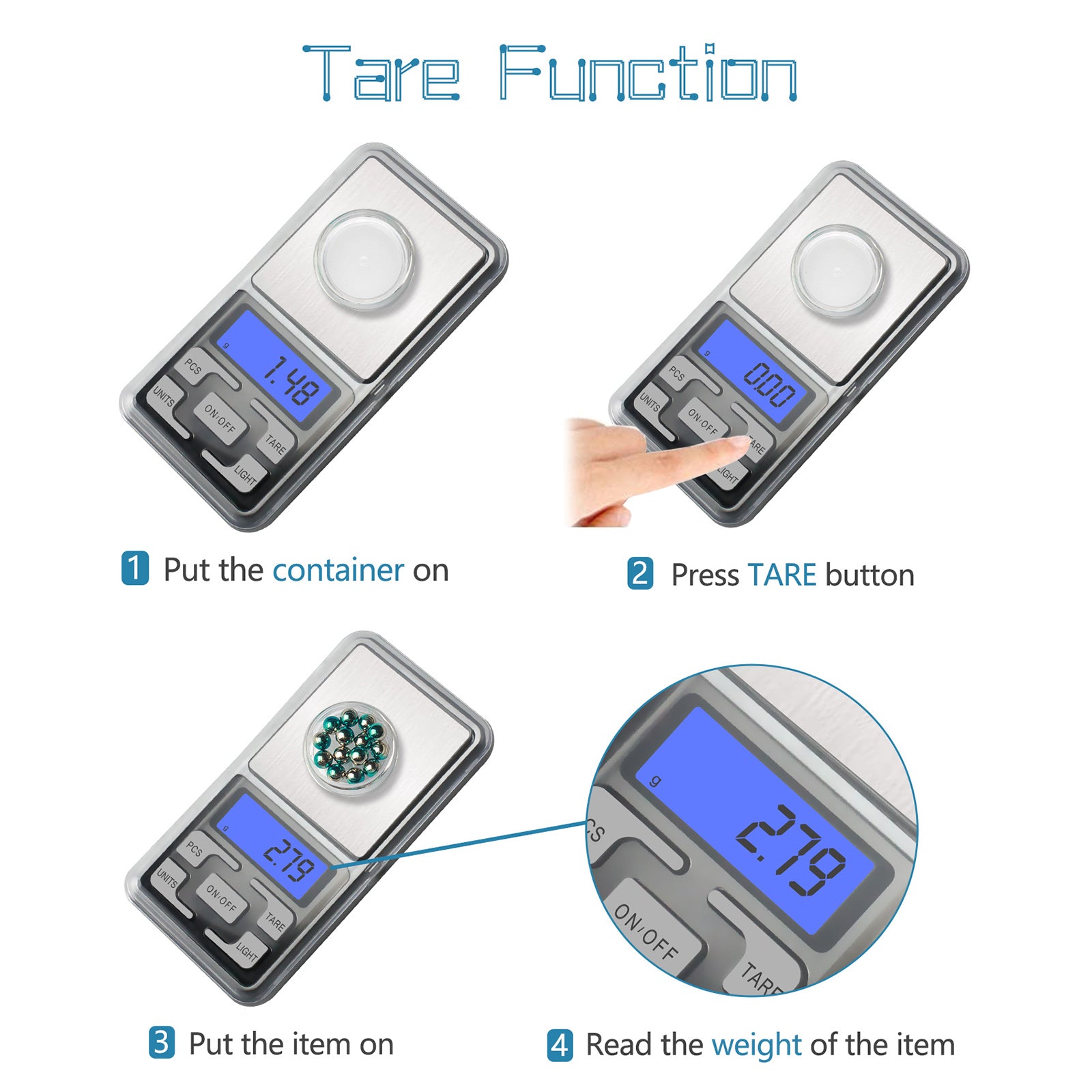 Mini Electronic Scale for Resin Epoxy Measuring - FUNSHOWCASE