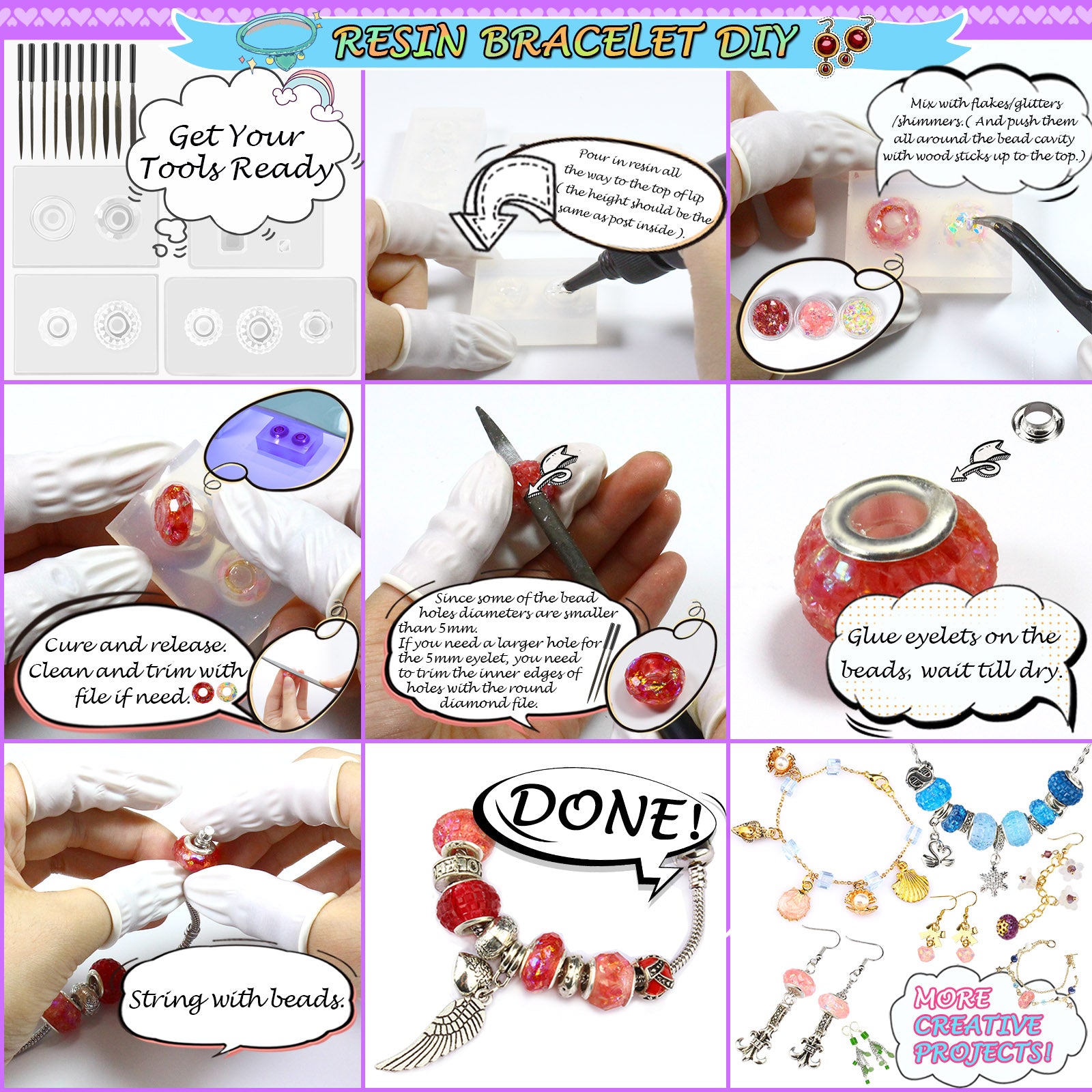 resin bangle making kit