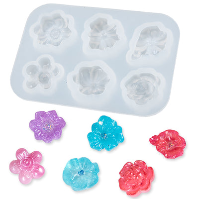 Assorted Size Cute Wild Flower Resin Silicone Mold – FUNSHOWCASE