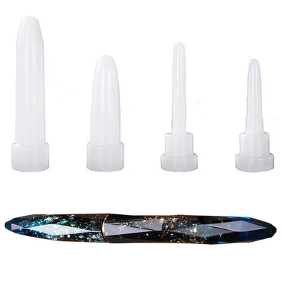  Tino Kino Resin Fountain Pen Molds Kit Epoxy Casting Molds Pen  Silicone Molds with 3Pcs Fountain Pen Refills for DIY Pen,Teacher Student  Gift