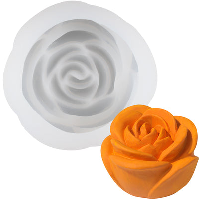 Funshowcase Large Flowers Silicone Molds Set 12-count Height 0.9-1.7inch