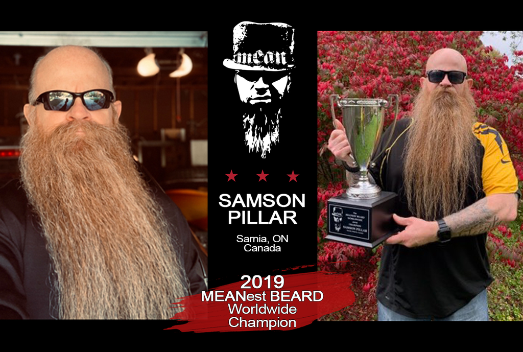 Samson Pillar - The 2019 MEANest BEARD WORLDWIDE CHAMPION