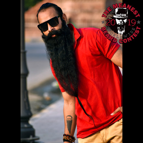 The Top 3 MEANest Beards of 2019 - Chandra Prakash Vyas - 2019 MEANest BEARD Worldwide Contest