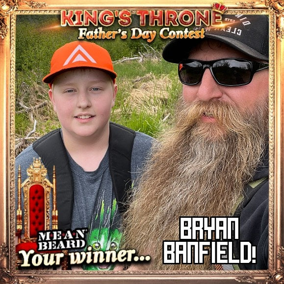 Congratulations to Bryan Banfield winner of our Father's Day KING'S THRONE Contest