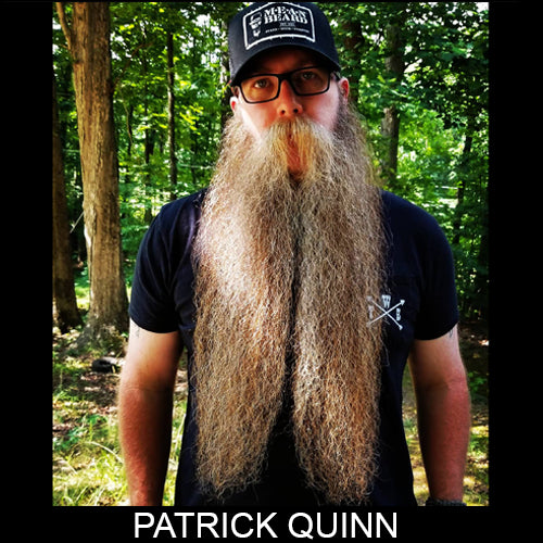 Patrick Quinn, sponsored ambassador MEAN BEARD Co. Stand with Purpose. Grow a MEAN BEARD. An exceptional beard care line offering the World's MEANest Beard Oil, Beard Balm and one of a kind Beard Enhancer MEAN WHIP. Join the MEAN BEARD Community and Ambassador Program.  Follow us on Instagram. Use #MEANBEARD to be featured.