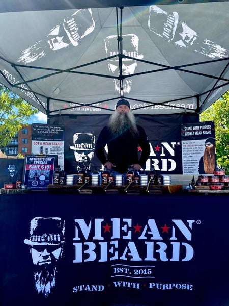 Joe Loving at MEAN BEARD Booth at The OFF Market