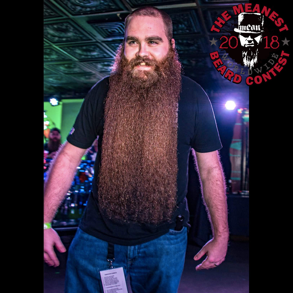 Shawn Duff - The TOP 12 MEANest BEARDS in the world for 2018. The 2018 MEANest BEARD Worldwide Contest. 141 contestants from 19 countries.  Best beards with a MEAN attitude.  MEAN BEARD Co.