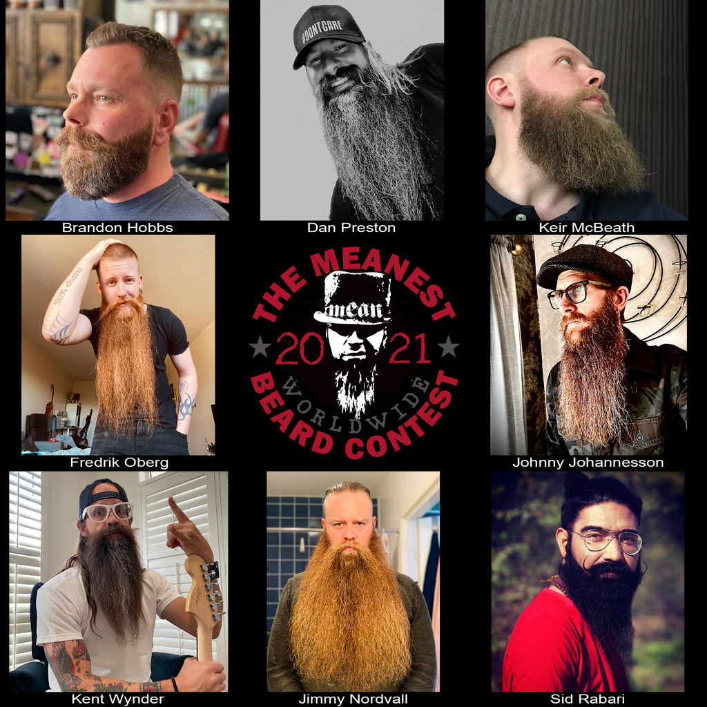 Contestants 17 to 24 - The 2021 MEANest BEARD Worldwide Contest