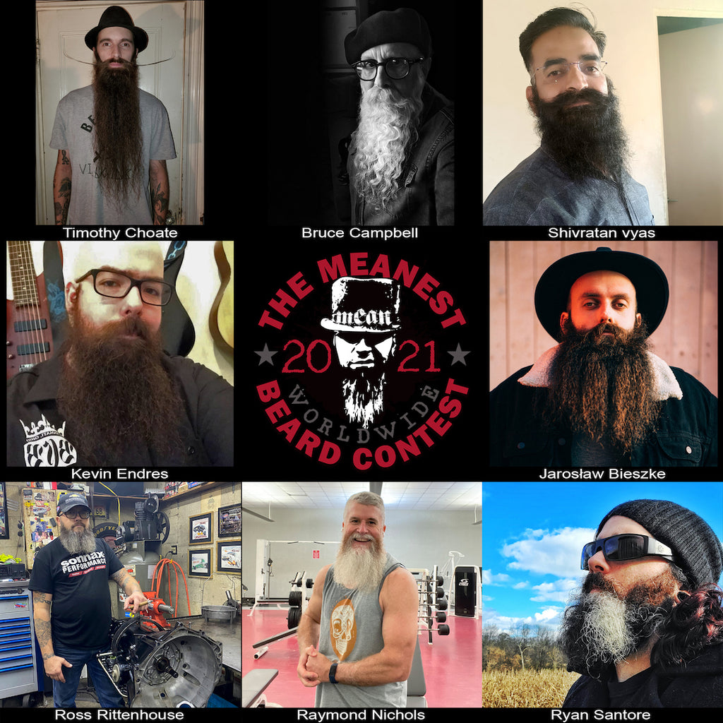 Contestants 25 to 32 - The 2021 MEANest BEARD Worldwide Contest