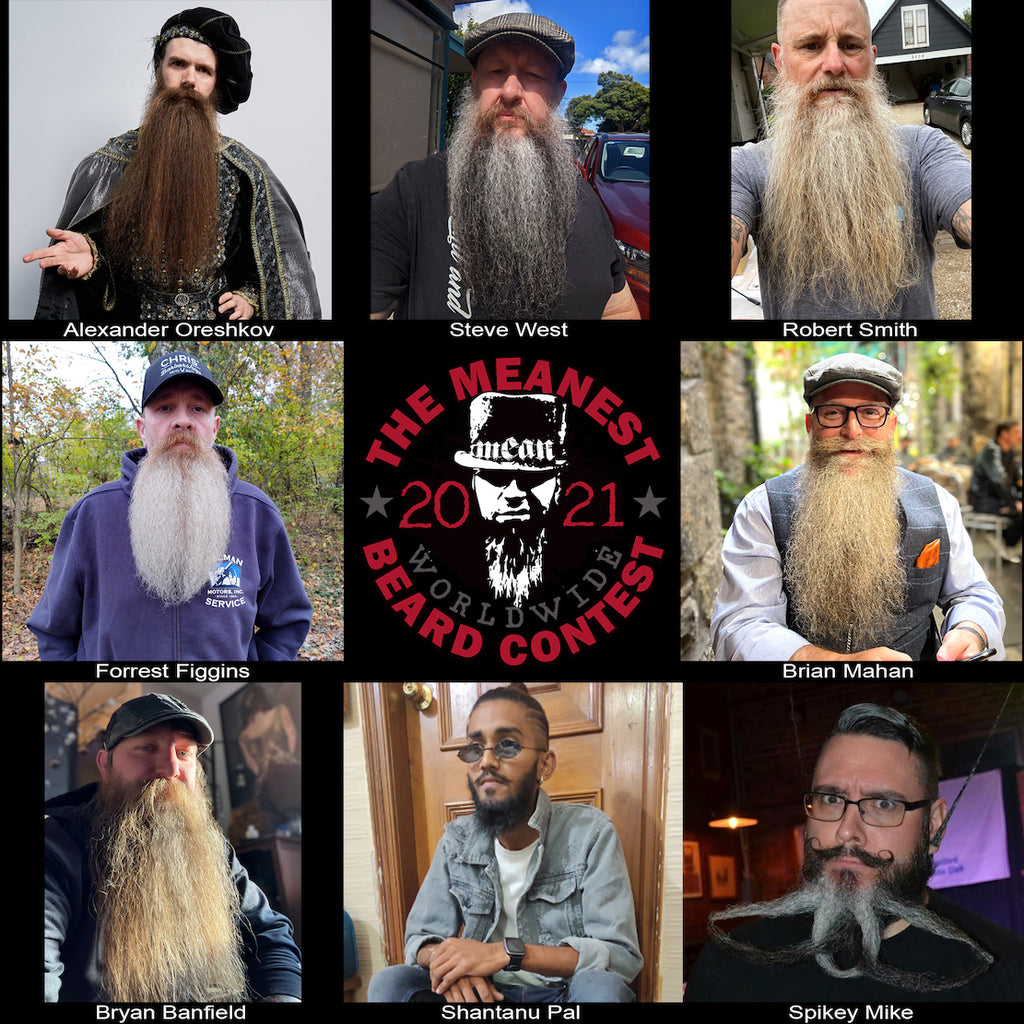 Contestants 41 to 48 - The 2021 MEANest BEARD Worldwide Contest