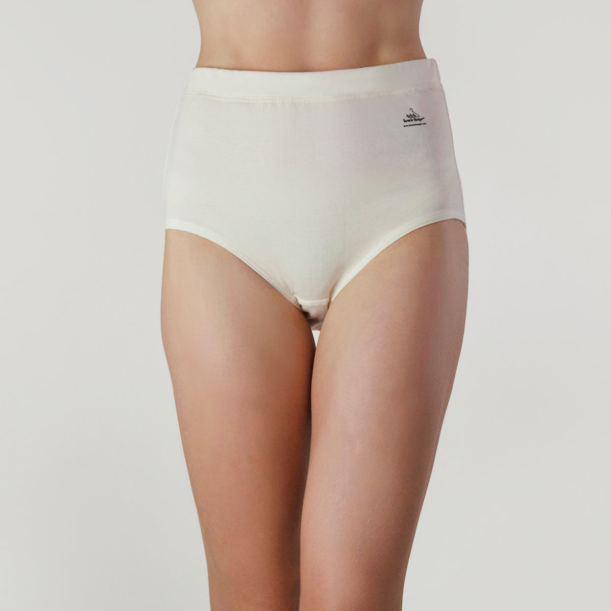 High Waist Comfy Bum Knickers - Natural