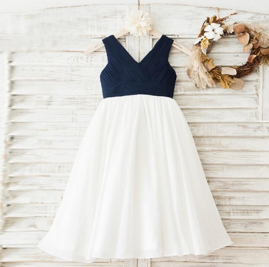 simple white dress for little girl