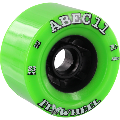 Abec 11 Wheels Refly 83mm 74a Lime 4 Pack