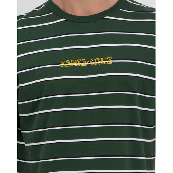 Santa Cruz Daggers Stripe Tee Forest – Da Klinic Online | Skate Specialists