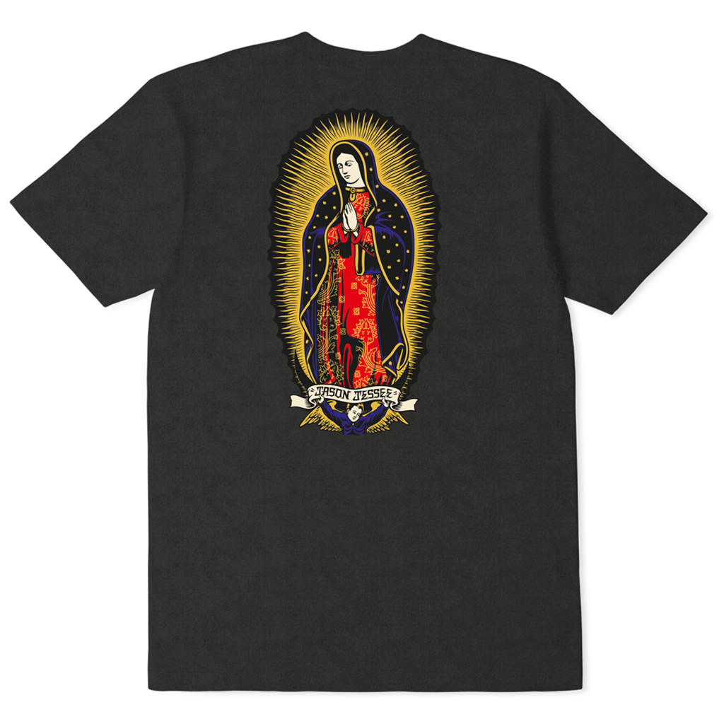 Santa Cruz Guadalupe Vintage Tee Black – Da Klinic Online | Skate ...