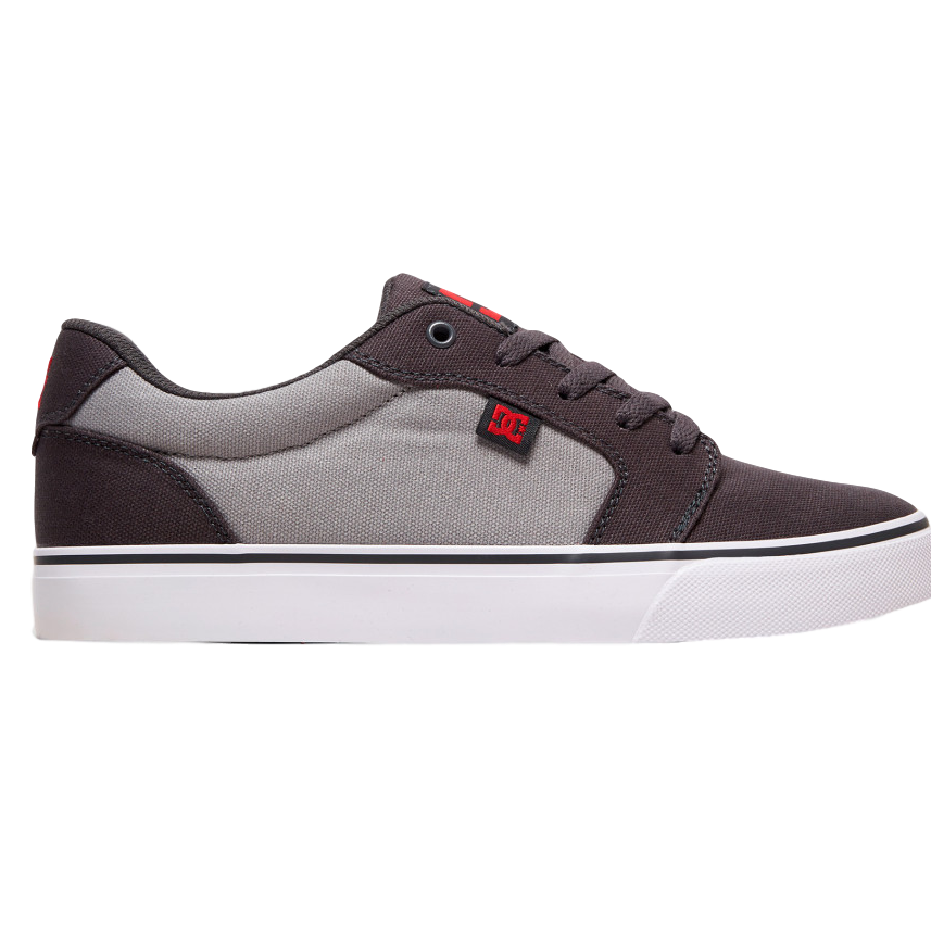 DC Anvil TX Youth Shoe Grey/Grey/Red