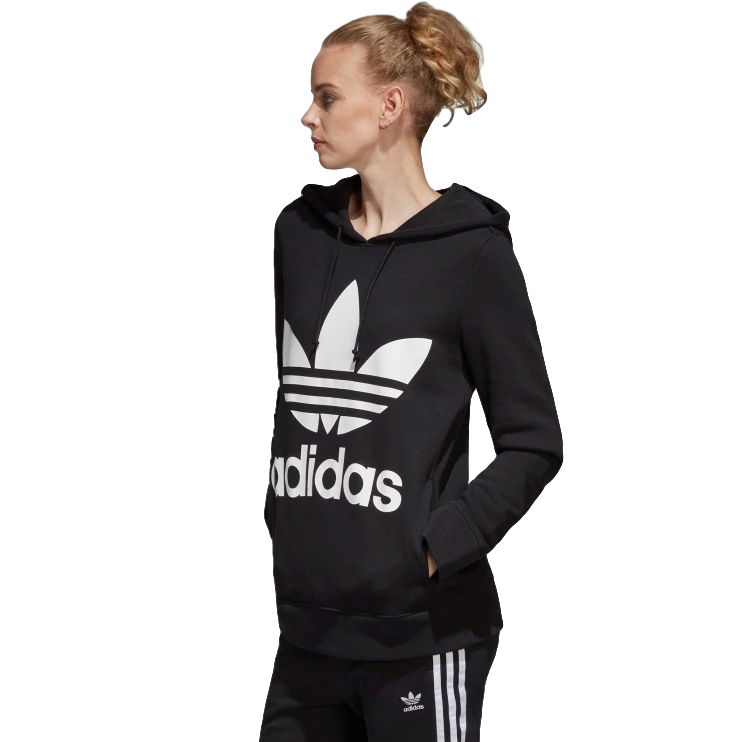 black adidas zipper womens