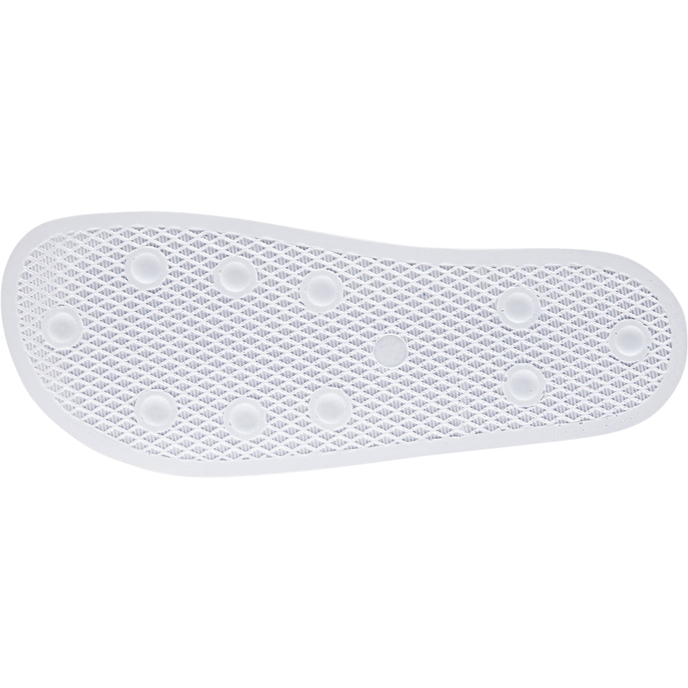 adilette slides white